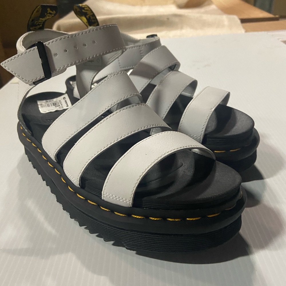 Blair White Strappy Platform Sandals